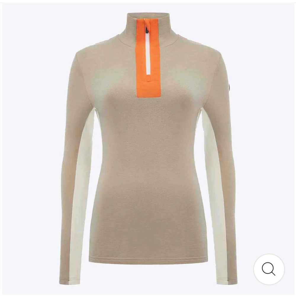 NWT We Norwegians Tryvann quarter zip ski top, size S